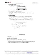 Preview for 6 page of Vetek BABY 630 User Manual