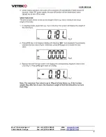 Preview for 9 page of Vetek BABY 630 User Manual