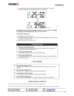 Preview for 11 page of Vetek BABY 630 User Manual