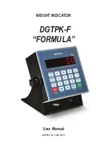 Preview for 1 page of Vetek DGTPK-F FORMULA User Manual