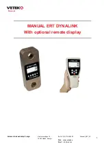 Vetek DYNA-LINK ERT Series Manual preview