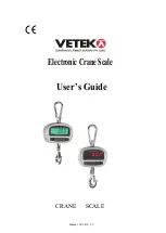 Preview for 1 page of Vetek OCS-XZ-003 User Manual