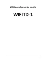 Preview for 1 page of Vetek WIFITD-1 Manual