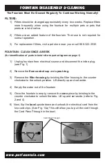 Preview for 5 page of Veterinary Ventures Drinkwell 360 Operating Instructions Manual