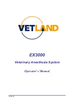 Preview for 1 page of Vetland EX3000 Operator'S Manual