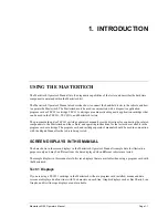 Preview for 9 page of Vetronix mts 3100 mastertech Operator'S Manual