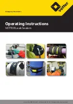 Vetter 1500005102 Operating Instructions Manual предпросмотр