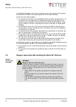 Предварительный просмотр 10 страницы Vetter ManuTel SlimLine Operating Instructions Manual