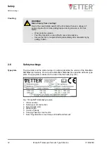 Предварительный просмотр 12 страницы Vetter ManuTel SlimLine Operating Instructions Manual