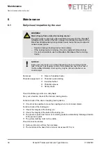 Preview for 30 page of Vetter ManuTel SlimLine Operating Instructions Manual