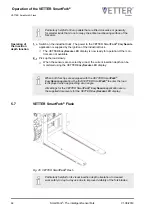 Предварительный просмотр 44 страницы Vetter Smartfork Operating Instructions Manual