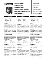 Vetus ACCUSCH Installation Instructions preview