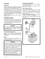 Preview for 14 page of Vetus BC25B Operation Manual And Installation Instructions