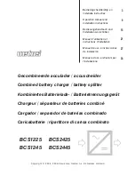 Preview for 1 page of Vetus BCS1225 Operation Manual And Installation Instructions