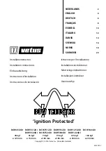 Vetus BOW1224DI Installation Instructions Manual preview