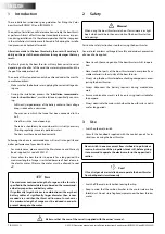 Preview for 4 page of Vetus BOW5512D Operation Manual And Installation Instructions