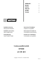 Preview for 1 page of Vetus BP3008 Installation Instructions Manual