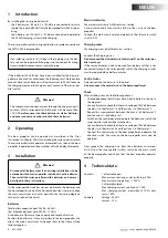 Preview for 4 page of Vetus BP3008 Installation Instructions Manual