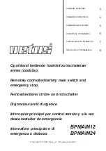 Preview for 1 page of Vetus BPMAIN12 Installation Instructions Manual