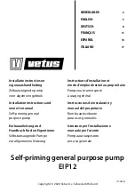 Preview for 1 page of Vetus EIP12 Manual