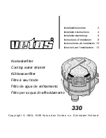 Preview for 1 page of Vetus FTR330/13 Installation Instructions Manual