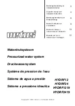 Vetus HYDRF12 Operation Manual And Installation Instructions preview