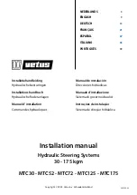 Vetus MTC125 Installation Manual preview
