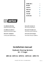 Preview for 1 page of Vetus MTC125 Installation Manual