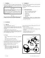 Preview for 2 page of Vetus TMWBP Installation Instructions And Operation Manual