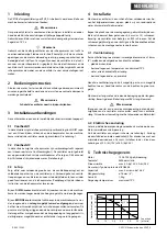 Preview for 2 page of Vetus VENT12A Installation Instructions And Operation Manual