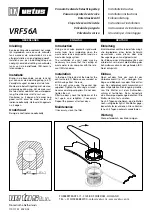 Предварительный просмотр 1 страницы Vetus VRF56A Installation Instructions