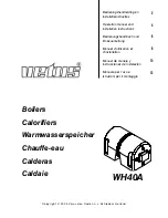 Предварительный просмотр 1 страницы Vetus WH40A Operation Manual And Installation Instructions