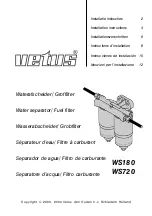 Preview for 1 page of Vetus WS180 Installation Instructions Manual