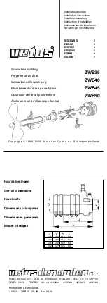 Предварительный просмотр 8 страницы Vetus ZWB35 Manual