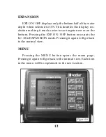 Preview for 12 page of VEXILAR Boundary Waters LC-10 Operation Manual