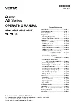 Vexta aStep AS Series Operating Manual preview