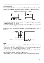 Предварительный просмотр 21 страницы Vexta CFK II Series Operating Manual