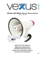 Vexus Audio MEG040 Instruction Manual preview