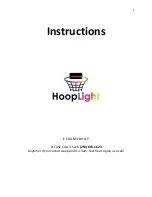 Preview for 1 page of Vezba HoopLight Instructions Manual