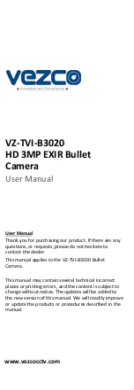 Vezco VZ-TVI-B3020 User Manual предпросмотр