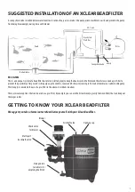 Preview for 3 page of VGE XCLEAR BEADFILTER 400 Manual