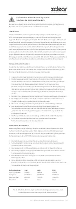 Preview for 5 page of VGE Xclear UV-C Professional Manual