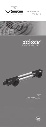 Предварительный просмотр 1 страницы VGE Xclear UV-C Professional Manual