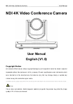 VHD VX710N User Manual preview