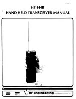 VHF Engineering HT 144B Manual Manual preview