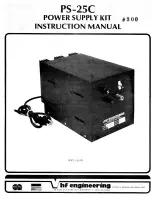 Preview for 1 page of VHF Engineering PS-25C Instruction Manual