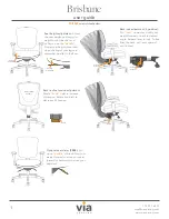 Предварительный просмотр 2 страницы Via Seating Brisbane User Manual