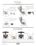 Предварительный просмотр 3 страницы Via Seating Brisbane User Manual