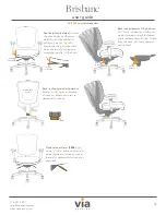 Предварительный просмотр 5 страницы Via Seating Brisbane User Manual