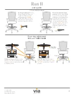 Preview for 5 page of Via Seating Run II User Manual